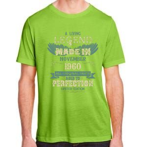 A Living Legend Born In November 1960 – Happy Birthday Adult ChromaSoft Performance T-Shirt