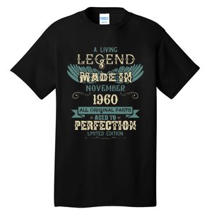 A Living Legend Born In November 1960 – Happy Birthday Tall T-Shirt