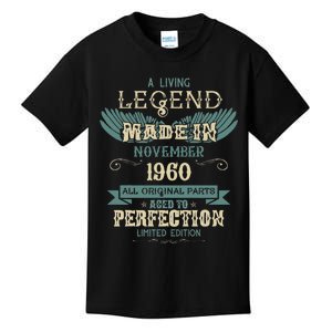 A Living Legend Born In November 1960 – Happy Birthday Kids T-Shirt