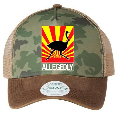 Allegedly Ostrich Legacy Tie Dye Trucker Hat