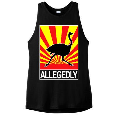 Allegedly Ostrich Ladies PosiCharge Tri-Blend Wicking Tank