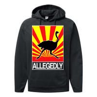 Allegedly Ostrich Performance Fleece Hoodie