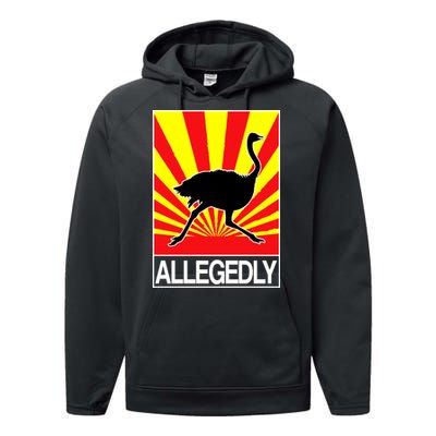 Allegedly Ostrich Performance Fleece Hoodie