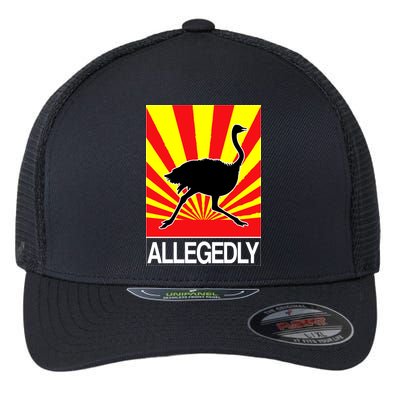 Allegedly Ostrich Flexfit Unipanel Trucker Cap