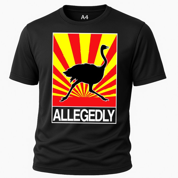 Allegedly Ostrich Cooling Performance Crew T-Shirt