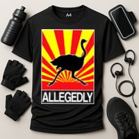 Allegedly Ostrich Cooling Performance Crew T-Shirt