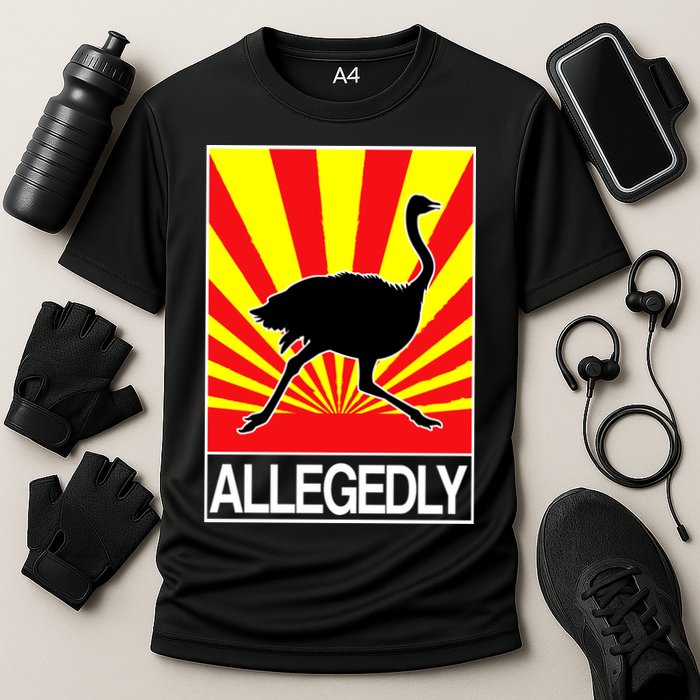Allegedly Ostrich Cooling Performance Crew T-Shirt