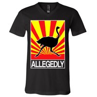 Allegedly Ostrich V-Neck T-Shirt