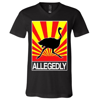 Allegedly Ostrich V-Neck T-Shirt