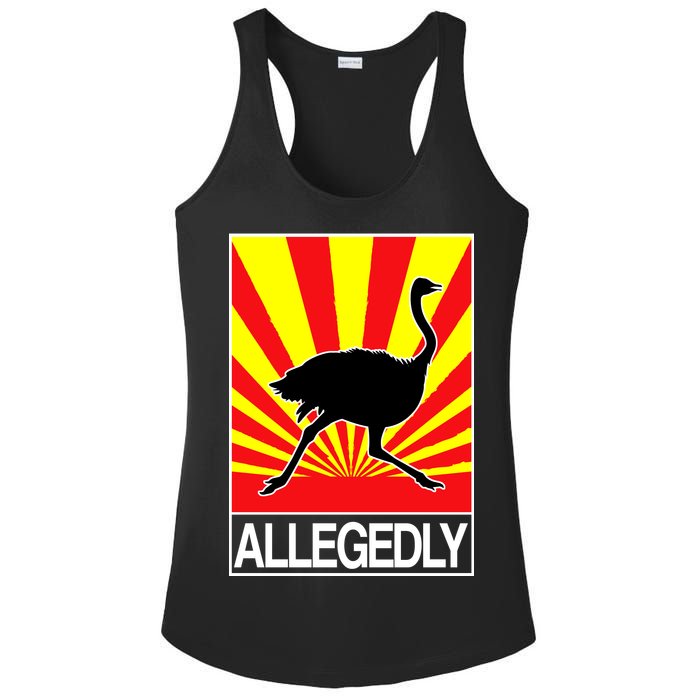 Allegedly Ostrich Ladies PosiCharge Competitor Racerback Tank