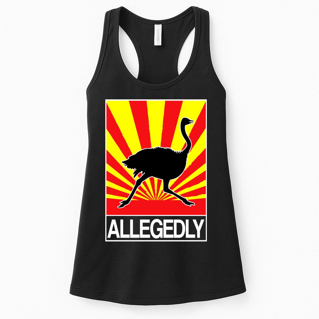 Allegedly Ostrich Womens Tank Top