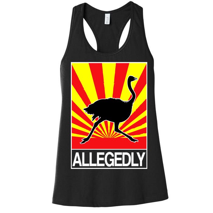 Allegedly Ostrich Women's Racerback Tank