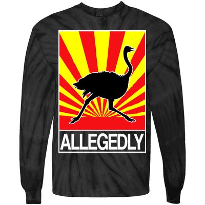 Allegedly Ostrich Tie-Dye Long Sleeve Shirt