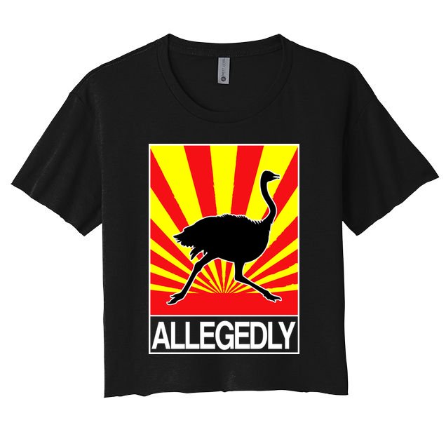Allegedly Ostrich Crop Top