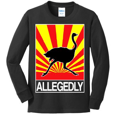 Allegedly Ostrich Kids Long Sleeve Shirt