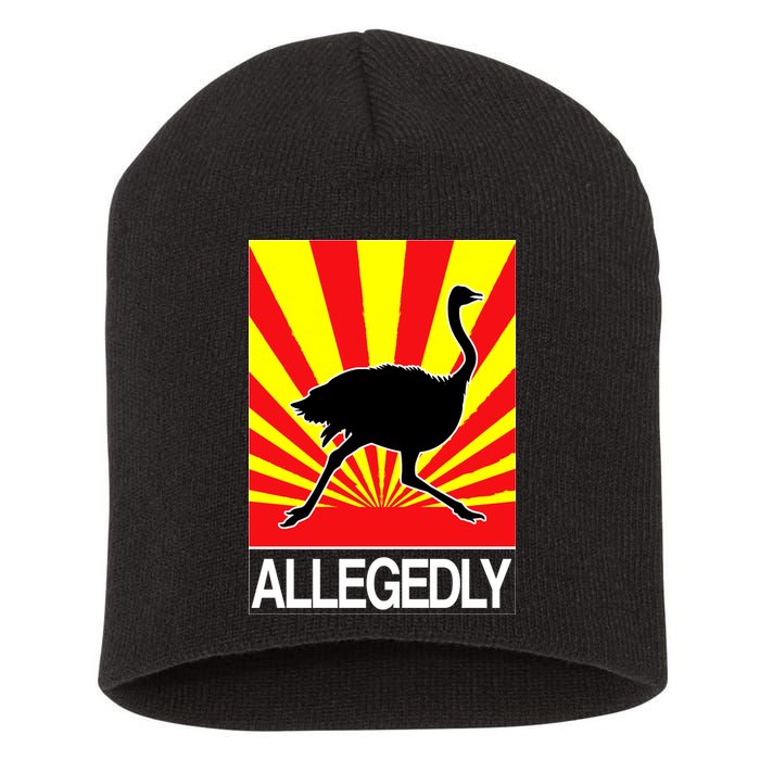 Allegedly Ostrich Short Acrylic Beanie