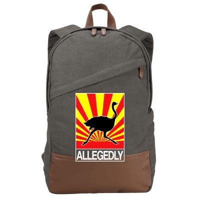 Allegedly Ostrich Cotton Canvas Backpack