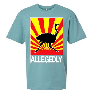 Allegedly Ostrich Sueded Cloud Jersey T-Shirt