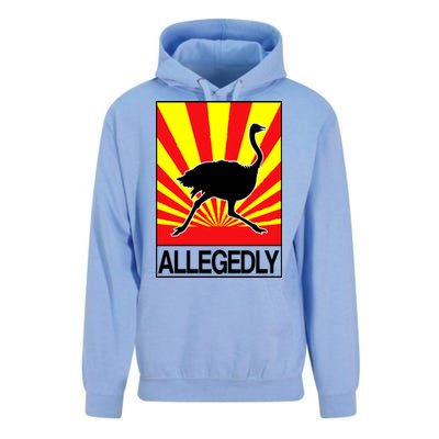 Allegedly Ostrich Unisex Surf Hoodie