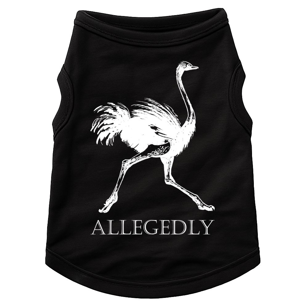 Allegedly Ostrich Flightless Bird Doggie Tank