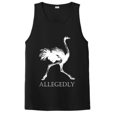 Allegedly Ostrich Flightless Bird PosiCharge Competitor Tank