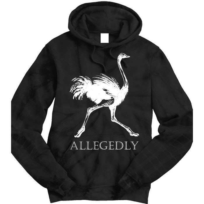 Allegedly Ostrich Flightless Bird Tie Dye Hoodie