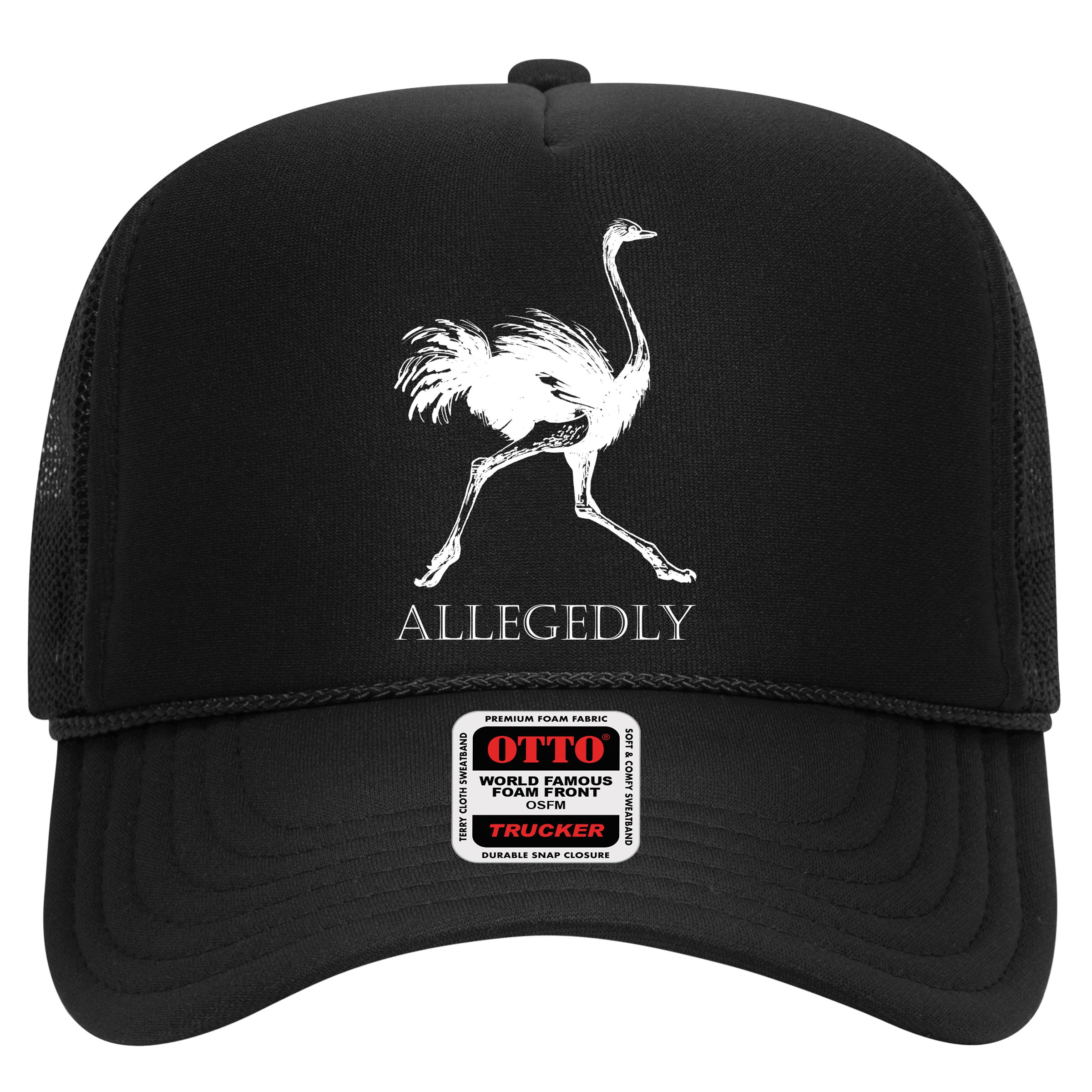 Allegedly Ostrich Flightless Bird Hat
