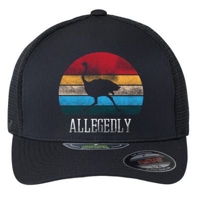 Allegedly Ostrich Lover Vintage Flexfit Unipanel Trucker Cap