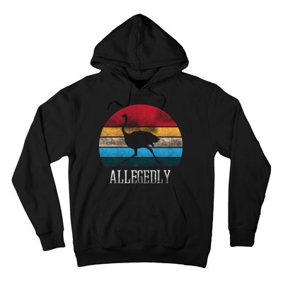 Allegedly Ostrich Lover Vintage Hoodie