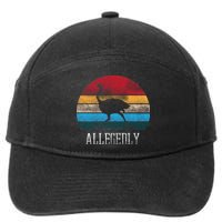 Allegedly Ostrich Lover Vintage 7-Panel Snapback Hat