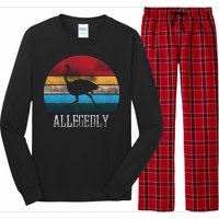 Allegedly Ostrich Lover Vintage Long Sleeve Pajama Set