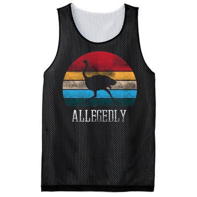 Allegedly Ostrich Lover Vintage Mesh Reversible Basketball Jersey Tank