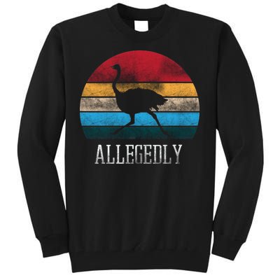 Allegedly Ostrich Lover Vintage Tall Sweatshirt