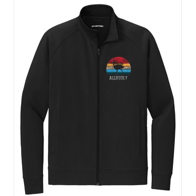 Allegedly Ostrich Lover Vintage Stretch Full-Zip Cadet Jacket