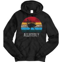 Allegedly Ostrich Lover Vintage Tie Dye Hoodie