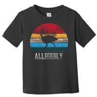 Allegedly Ostrich Lover Vintage Toddler T-Shirt