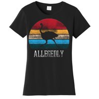 Allegedly Ostrich Lover Vintage Women's T-Shirt