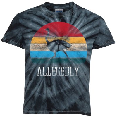 Allegedly Ostrich Lover Vintage Kids Tie-Dye T-Shirt