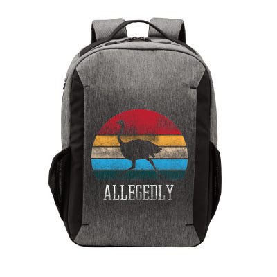 Allegedly Ostrich Lover Vintage Vector Backpack