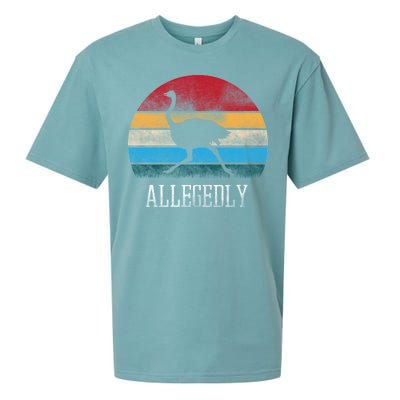 Allegedly Ostrich Lover Vintage Sueded Cloud Jersey T-Shirt