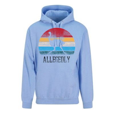 Allegedly Ostrich Lover Vintage Unisex Surf Hoodie