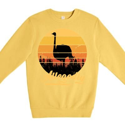 Allegedly Ostrich Retro Premium Crewneck Sweatshirt