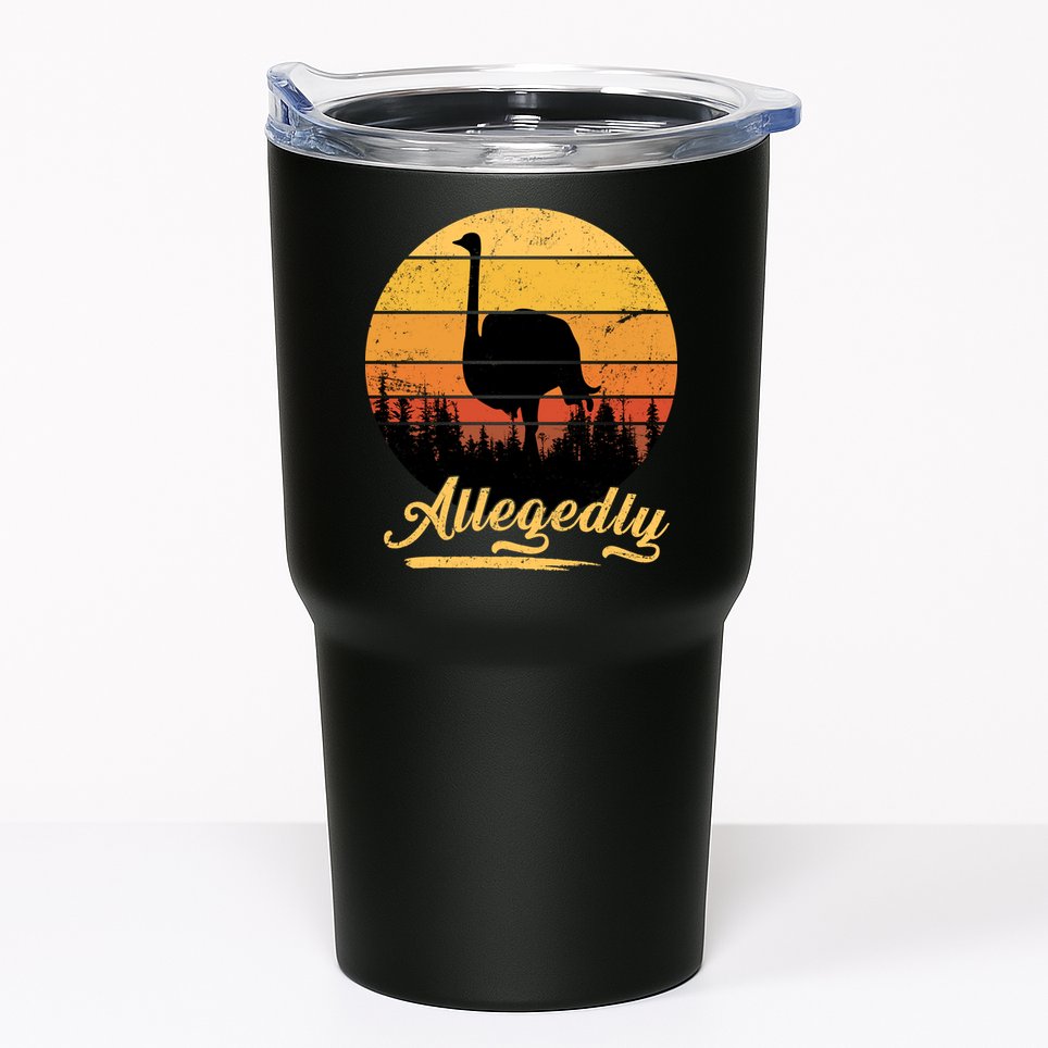 Allegedly Ostrich Retro Tumbler