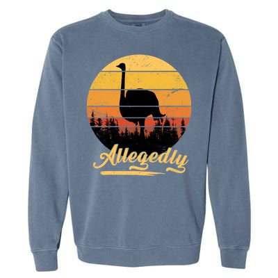 Allegedly Ostrich Retro Garment-Dyed Sweatshirt