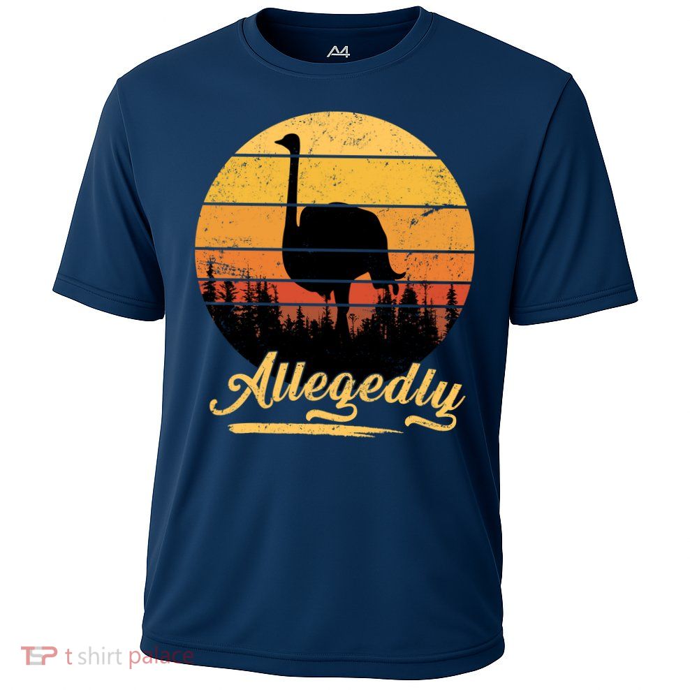 Allegedly Ostrich Retro Performance Shirt