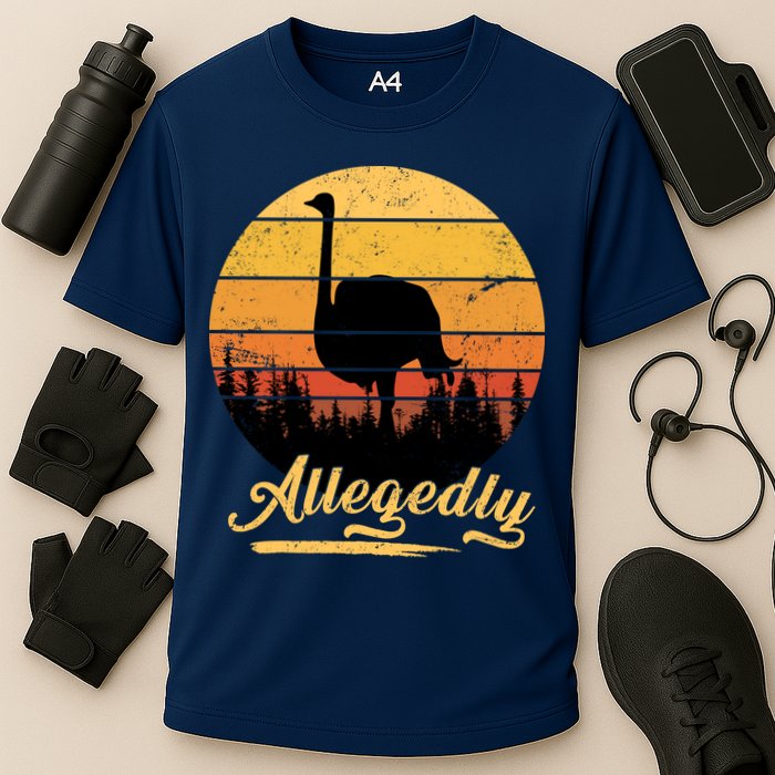Allegedly Ostrich Retro Cooling Performance Crew T-Shirt