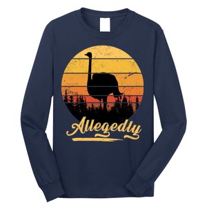 Allegedly Ostrich Retro Long Sleeve Shirt