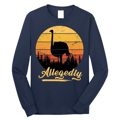 Allegedly Ostrich Retro Long Sleeve Shirt