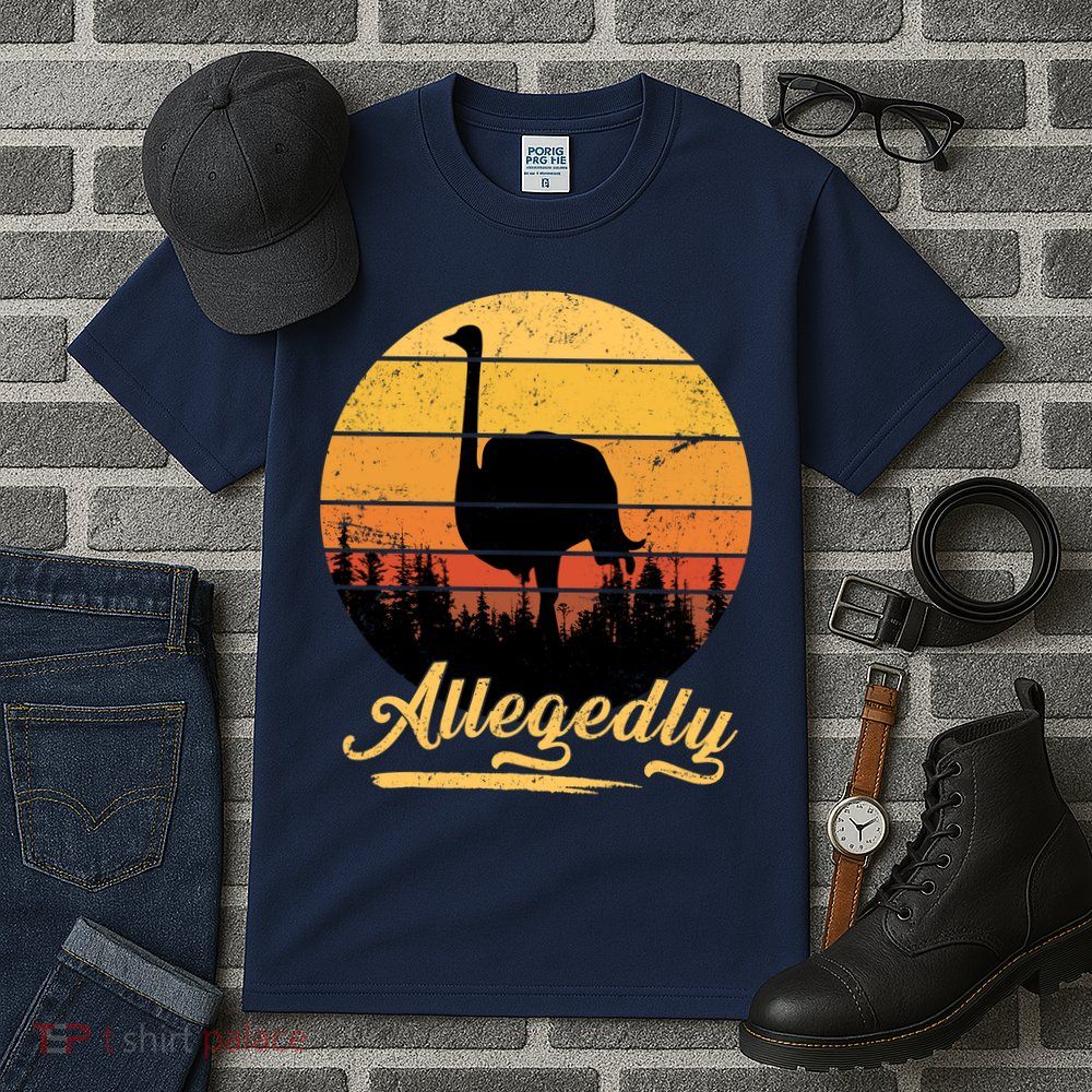 Allegedly Ostrich Retro Tall T-Shirt
