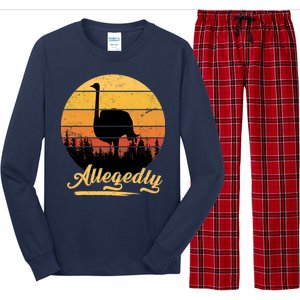 Allegedly Ostrich Retro Long Sleeve Pajama Set